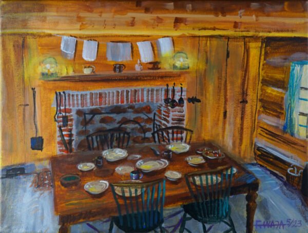 JOSEPH SMITH CABIN PAINTING