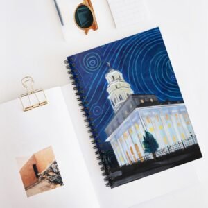 Navoo Temple Expressive Abstract Spiral Notebook - Ruled Line - Image 5