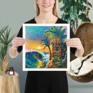 Tiki Beach Print - Image 3