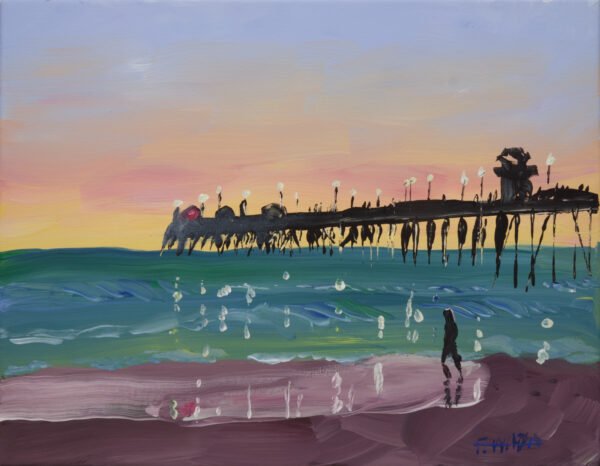 Surface Reflections Acrylic Painting