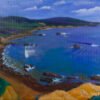 Laguna Beach California. This is part of the series of the primeval Southern California Paintings. Removing all homes, buildings, roads, people, leaving only the natural beauty of the area
